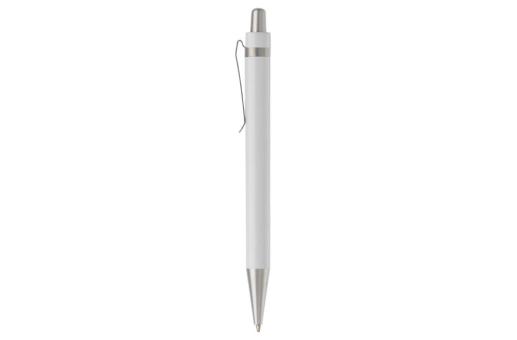 Ball pen Antarctica metal clip White