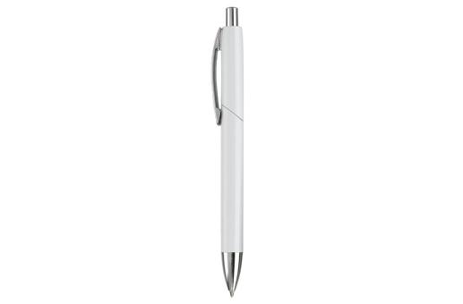 Ball pen Texas metal clip hardcolour White