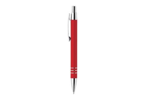 Aluminum ball pen in a tube Red