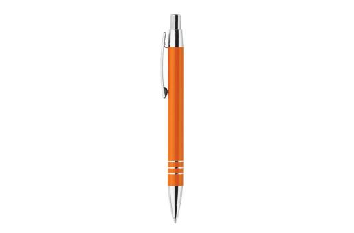 Aluminum ball pen in a tube Orange