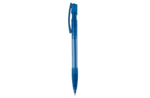 Nash ball pen rubber grip transparent Transparent blue