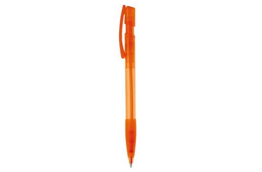 Nash ball pen rubber grip transparent Transparent orange