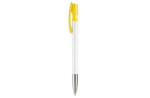 Nash ball pen metal tip hardcolour White/yellow