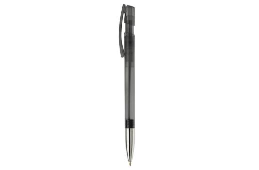 Nash ball pen metal tip transparent Transparent black