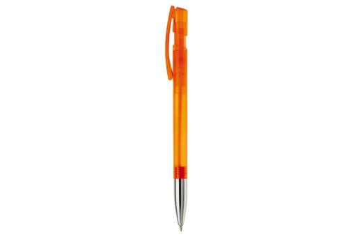 Nash ball pen metal tip transparent Transparent orange