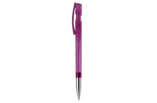 Nash ball pen metal tip transparent Transparent purple