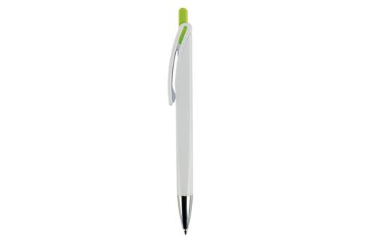 Ball pen Riva hardcolour White/green