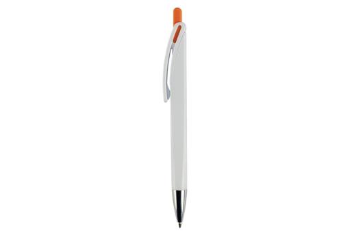 Ball pen Riva hardcolour Orange/white