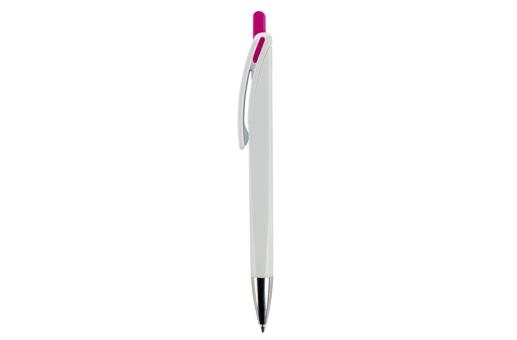 Ball pen Riva hardcolour Pink/white