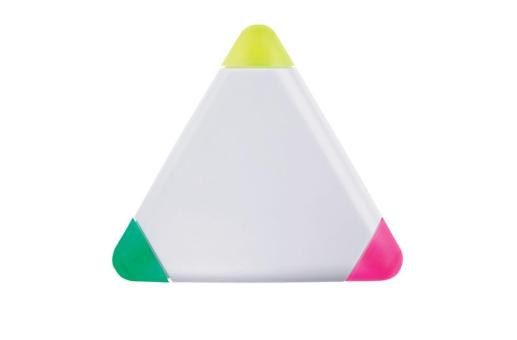 Triangle highlighter White