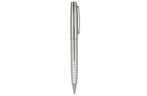 Ball pen and rollerball set Dallas in gift box Silver