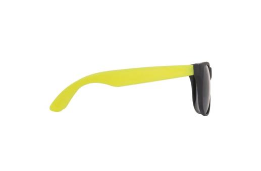 Sonnenbrille Neon UV400 Schwarz/gelb