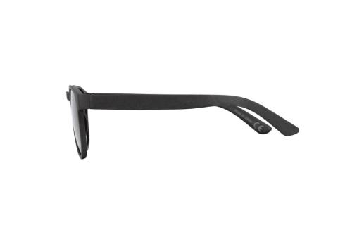 Sonnenbrille Weizenstroh Erde UV400 Schwarz