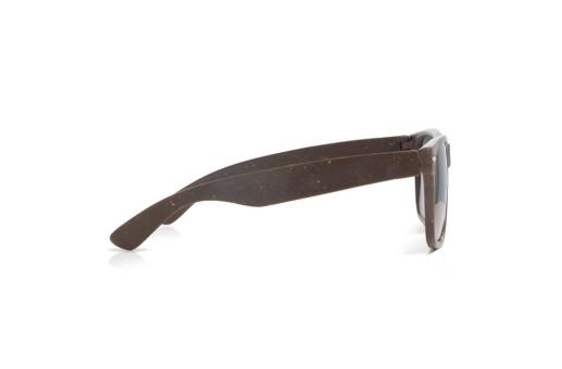 Sonnenbrille Justin Kaffee-Faser UV400 Natur