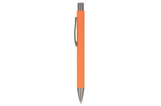 Ball pen New York paper Orange