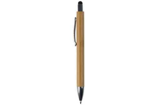 Ball pen New York bamboo with stylus Black