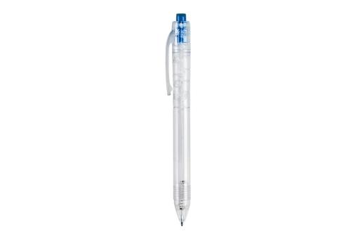 Kugelschreiber R-PET Transparent blau