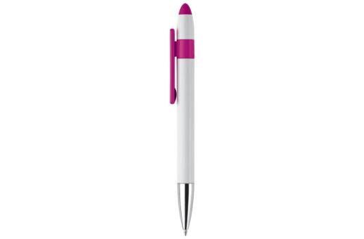 California ball pen twist/touch Pink/white