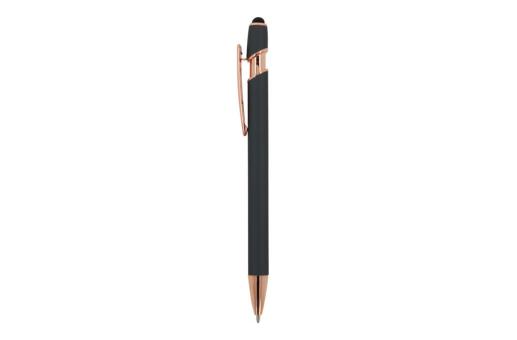 Ball pen Paris Deluxe Metal Rubberised Convoy grey