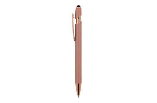 Kugelschreiber Paris Deluxe Metall gummiert Rose gold