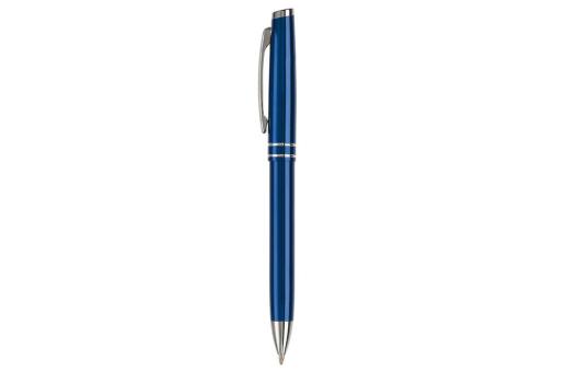 Ball pen metal 2 stripes Dark blue