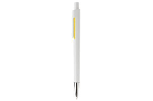 Ball pen Illusion White/yellow