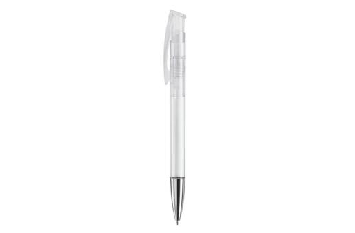 Avalon ball pen metal tip transparent, white White,transparent