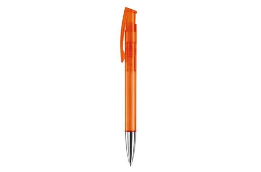 Kugelschreiber Avalon Transparent mit Metallspitze Transparent orange