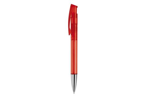 Avalon ball pen metal tip transparent Transparent red