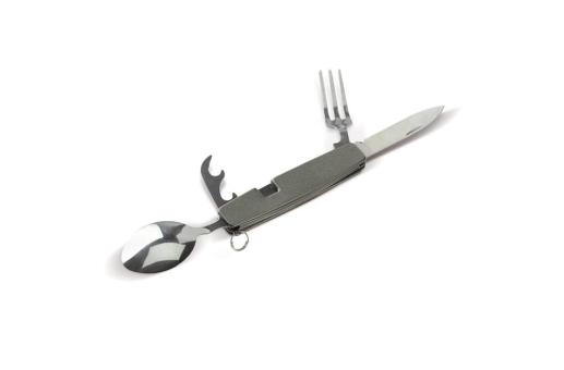 Foldable cutlery in multi-tool Anthracite