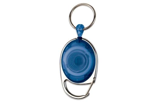 Namensschildhalter Transparent blau