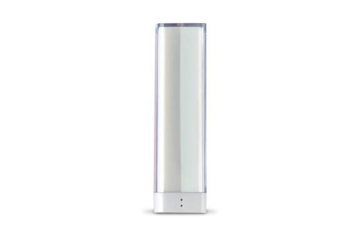 Powerbank Transparent 2200mAh, weiss Weiss,transparent