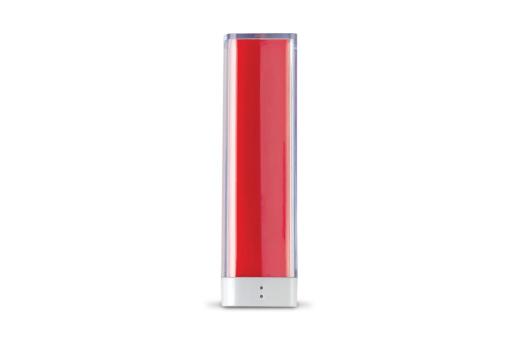 Powerbank Transparent 2200mAh Transparent rot