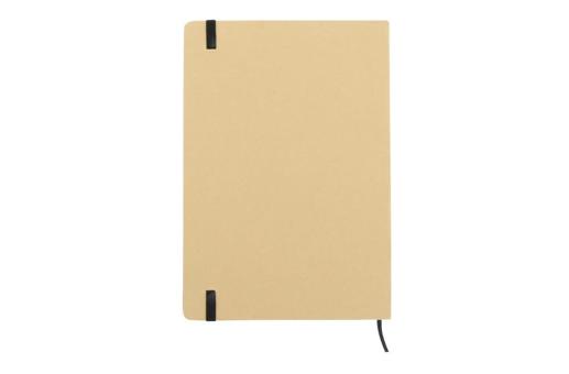 Cardboard notebook round corners A6 Brown