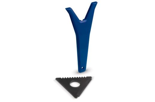 3-in-1 icescraper Aztec blue