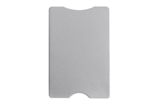 Cardholder anti-skim hard case Silver