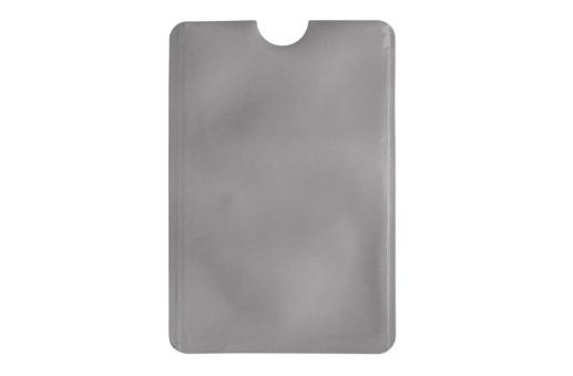 Cardholder anti-skim soft Silver