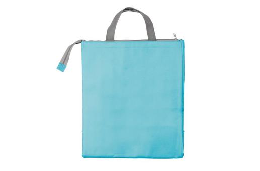 Große Kühltasche aus Non Woven Hellblau