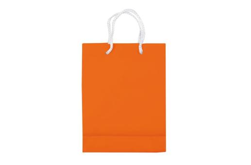 Laminierte Papiertasche, klein Orange