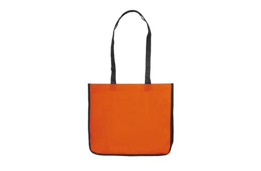 Einkaufstasche im Querformat PP Non-Woven 120g/m² Orange