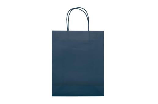 Mittlere Papiertasche im Eco Look 120g/m² Dunkelblau