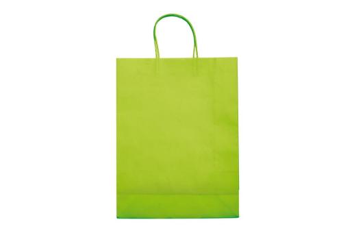 Große Papiertasche im Eco Look 120g/m² Hellgrün