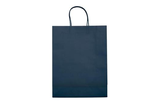 Große Papiertasche im Eco Look 120g/m² Dunkelblau