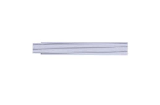 Folding ruler wood 2m premium painted White