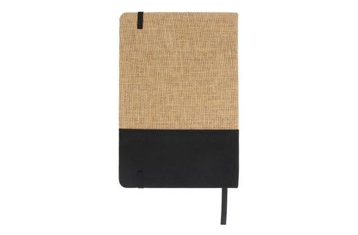 Notebook jute R-PET GRS Black