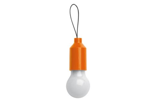 Schlüsselanhänger Glühlampe Orange