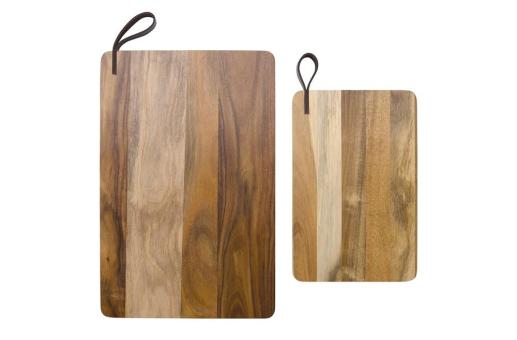 Acacia cutting board set 2pcs Timber