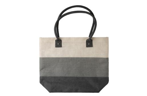 Beach bag jute 340g/m² Convoy grey