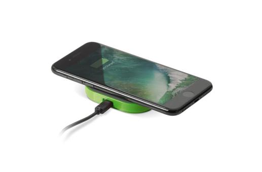 Basic wireless charging pad 5W Light green