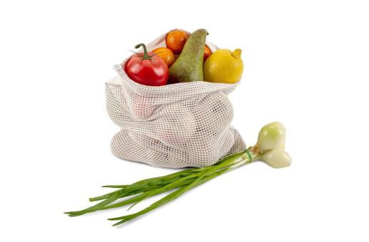 Reusable food bag OEKO-TEX® natural cotton 30x40cm Ecru